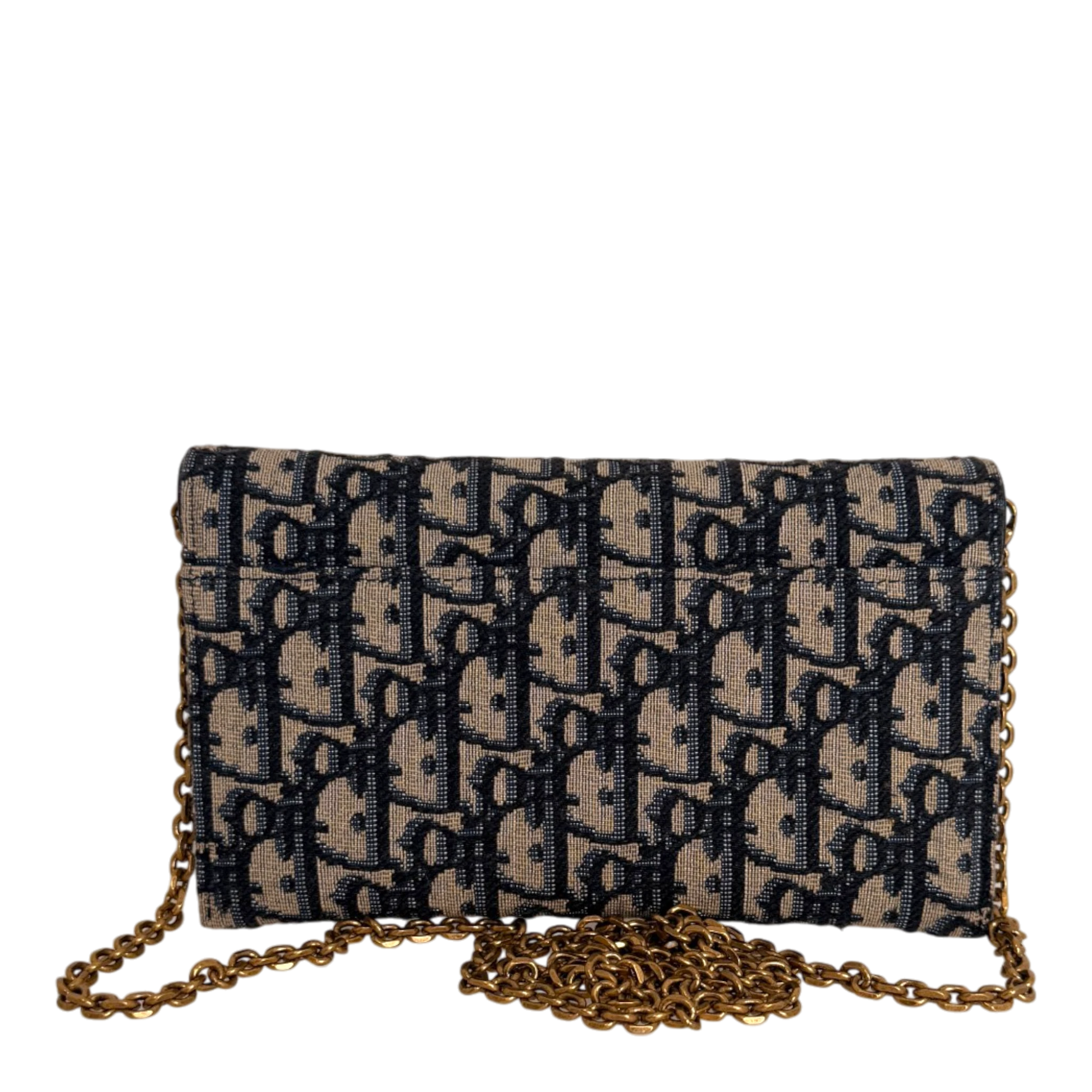 Dior Saddle Long Wallet Oblique Dior