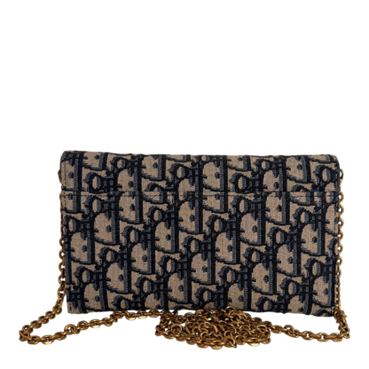 Dior Saddle Long Wallet Oblique Dior