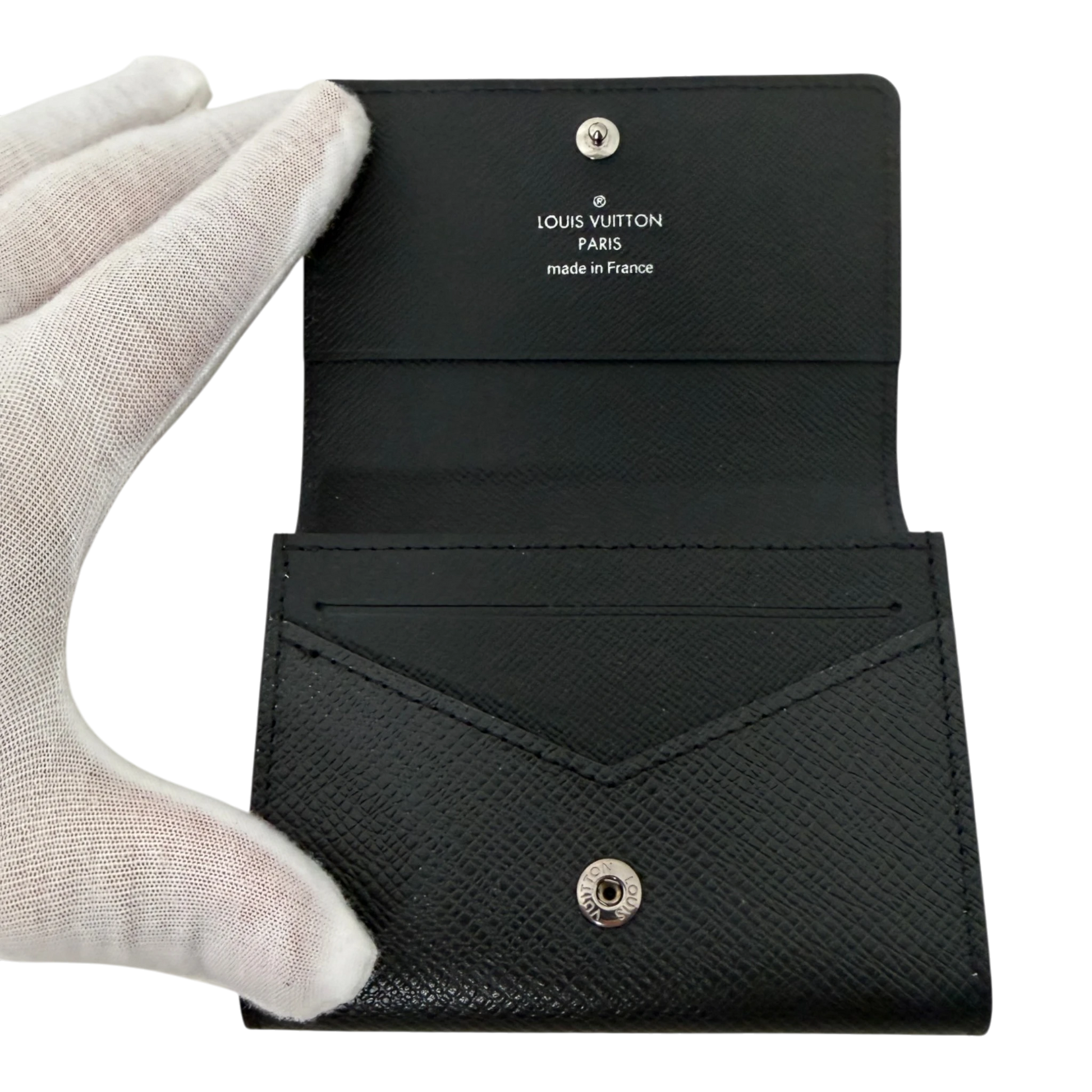 Louis Vuitton Enveloppe Carte De Visite Taiga Leder M64595 Louis Vuitton