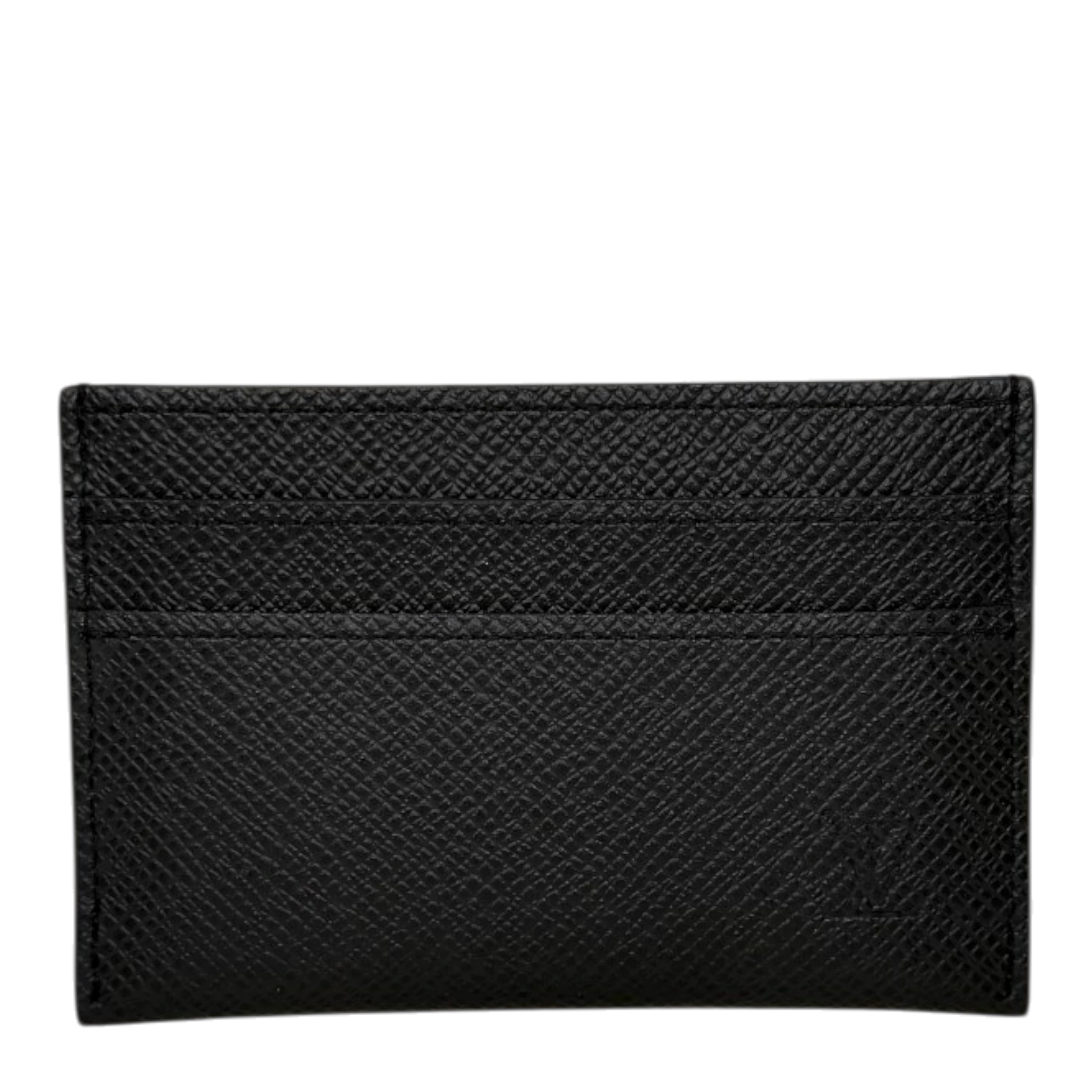 Louis Vuitton Double Card Holder Taiga Schwarz Louis Vuitton