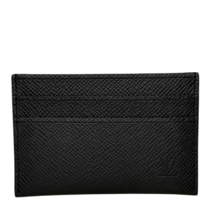 Louis Vuitton Double Card Holder Taiga Schwarz