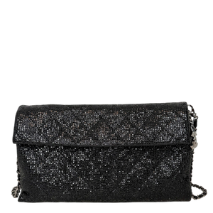 Chanel Métiers d'Art Paris-Salzburg 2014 Clutch mit Kette Schwarz