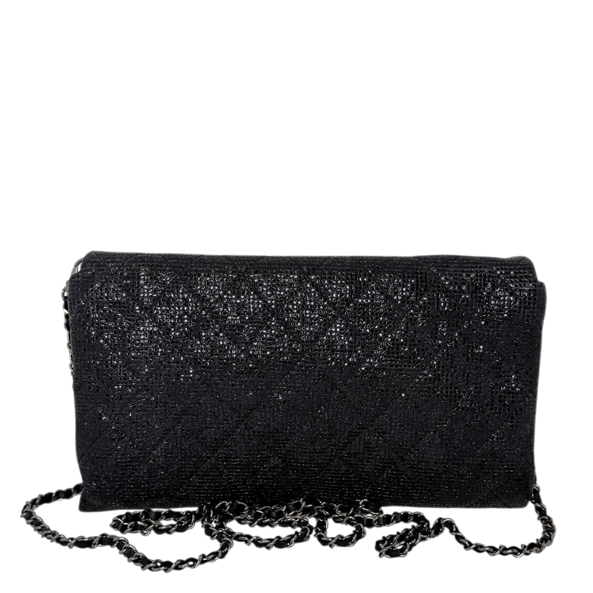 Chanel Métiers d'Art Paris-Salzburg 2014 Clutch mit Kette Schwarz Chanel