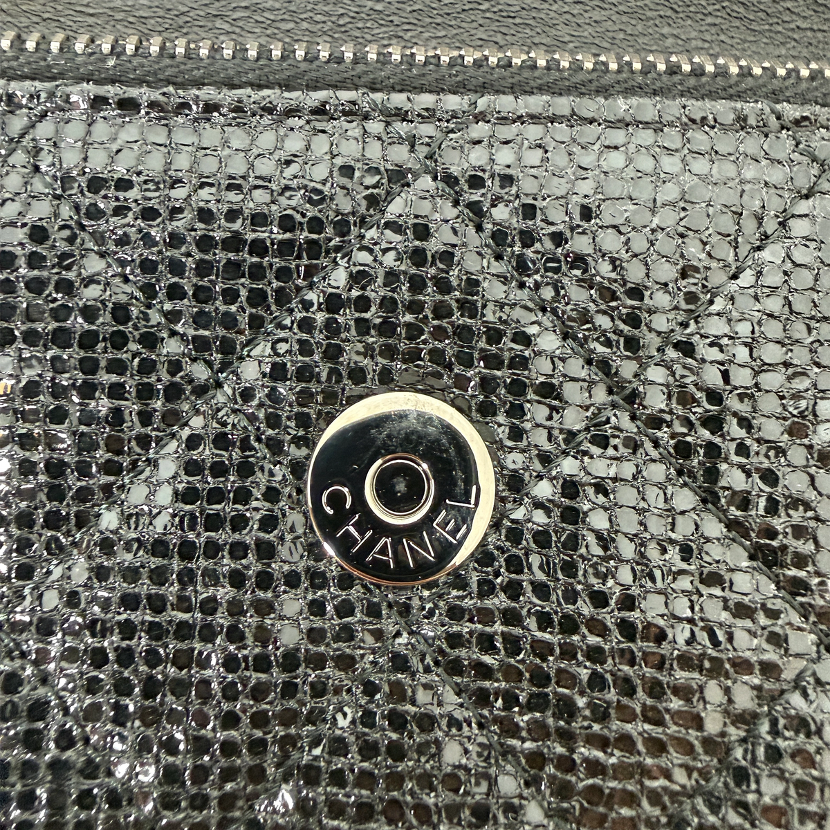 Chanel Métiers d'Art Paris-Salzburg 2014 Clutch mit Kette Schwarz Chanel