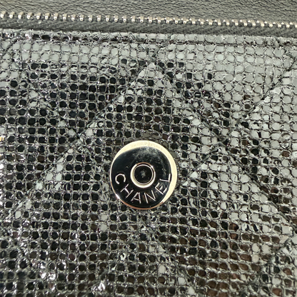 Chanel Métiers d'Art Paris-Salzburg 2014 Clutch mit Kette Schwarz Chanel