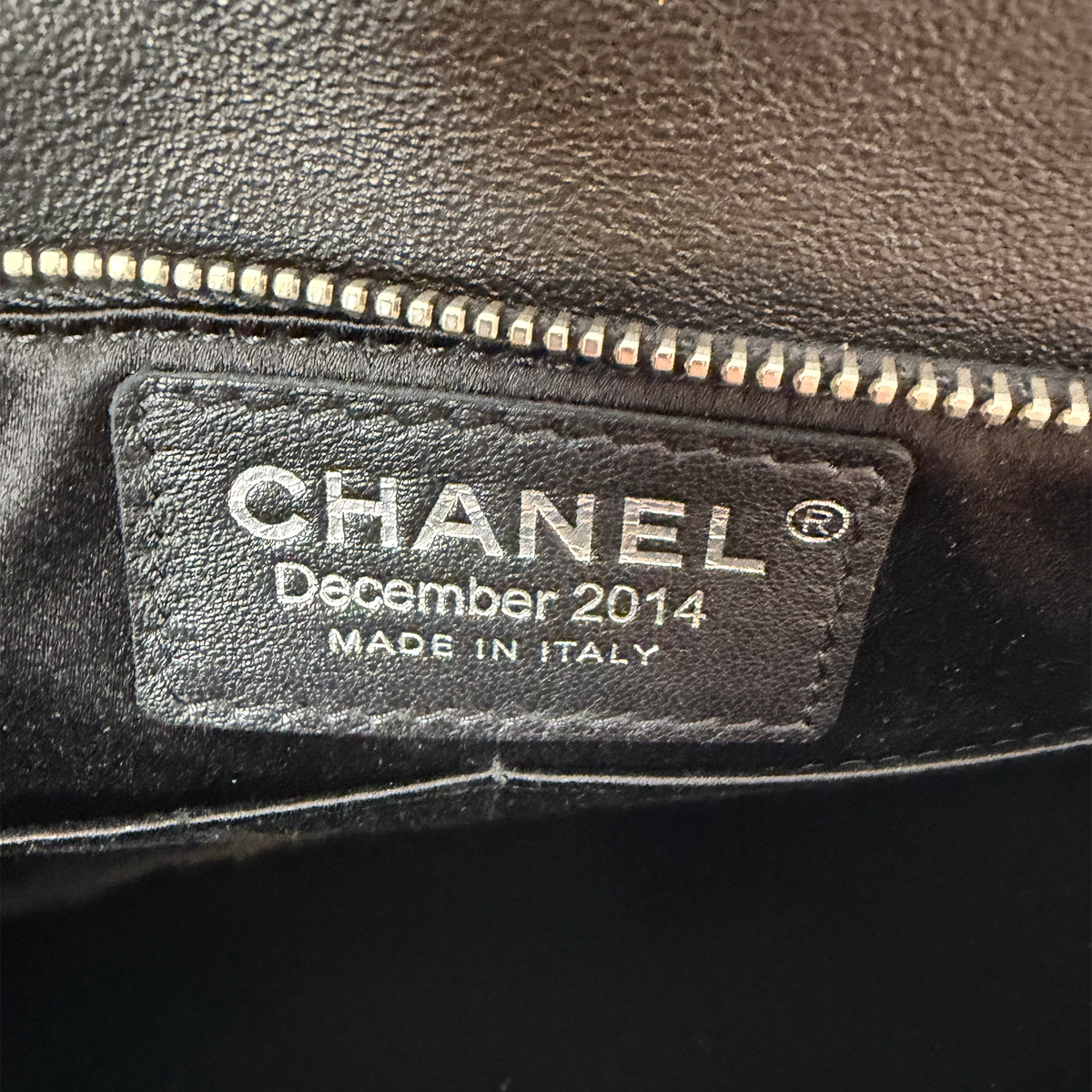 Chanel Métiers d'Art Paris-Salzburg 2014 Clutch mit Kette Schwarz Chanel