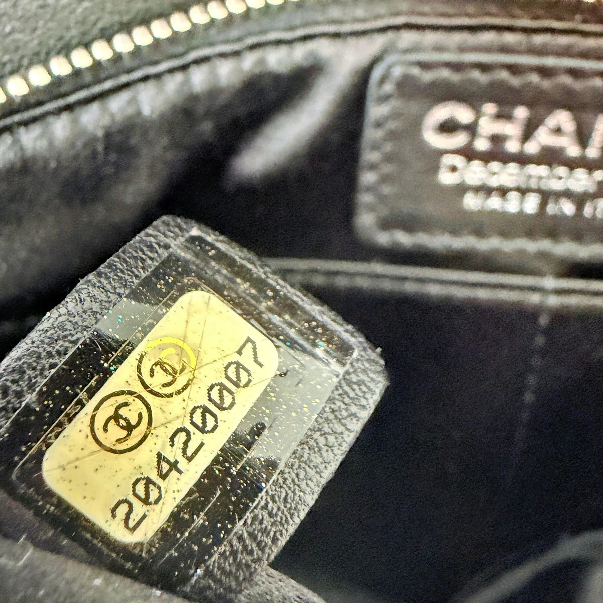 Chanel Métiers d'Art Paris-Salzburg 2014 Clutch mit Kette Schwarz Chanel