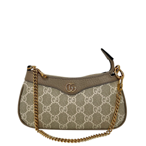Gucci Ophidia GG Mini Bag GG Supreme Canvas Beige Weiß Gold