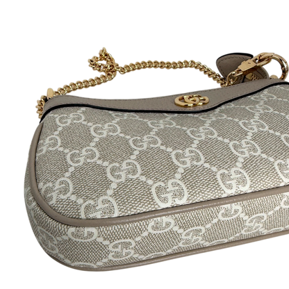 Gucci Ophidia GG Mini Bag GG Supreme Canvas Beige Weiß Gold Gucci