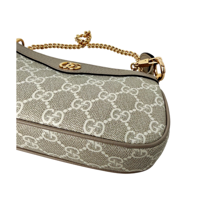 Gucci Ophidia GG Mini Bag GG Supreme Canvas Beige Weiß Gold Gucci