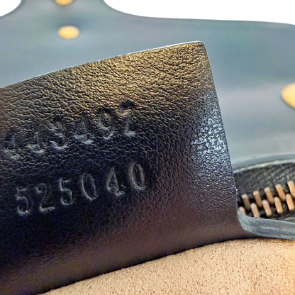 Gucci Kleine GG Marmont Schultertasche Schwarz Small Gucci