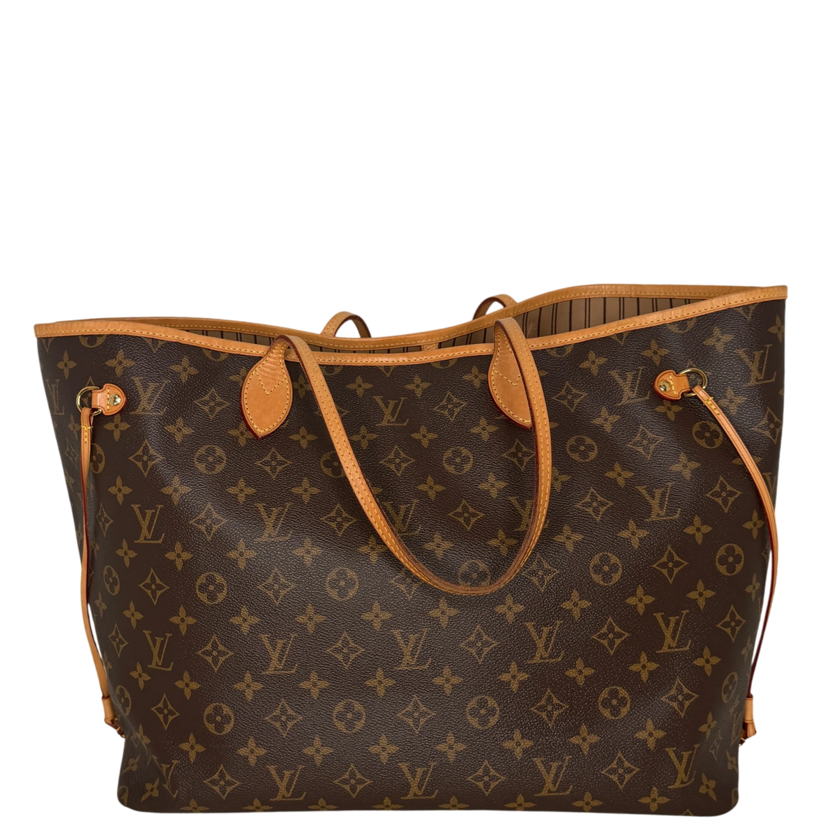 Louis Vuitton Neverfull GM Monogram Canvas Braun mit Pochette Louis Vuitton