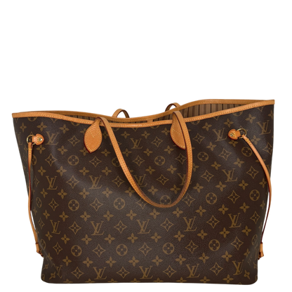 Louis Vuitton Neverfull GM Monogram Canvas Braun mit Pochette Louis Vuitton