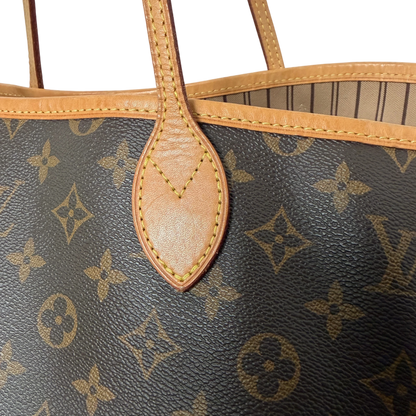 Louis Vuitton Neverfull GM Monogram Canvas Braun mit Pochette Louis Vuitton