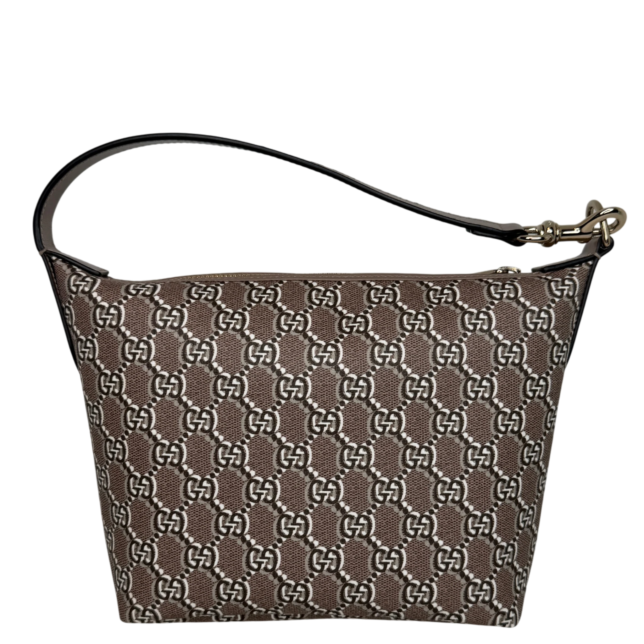 Gucci GG Shadow Super Mini Shoulder Bag Canvas Beige Braun Gold Gucci
