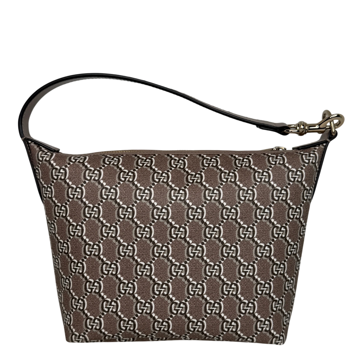 Gucci GG Shadow Super Mini Shoulder Bag Canvas Beige Braun Gold Gucci