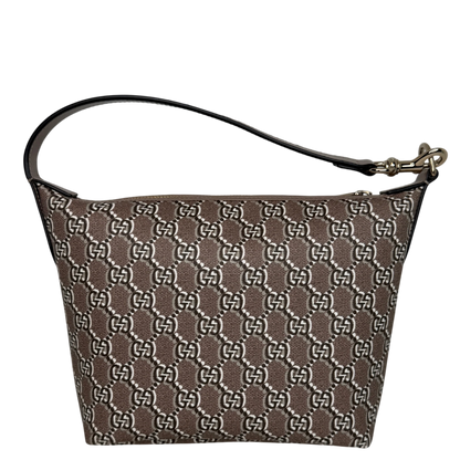 Gucci GG Shadow Super Mini Shoulder Bag Canvas Beige Braun Gold Gucci