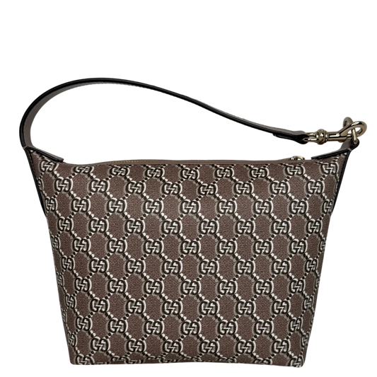 Gucci GG Shadow Super Mini Shoulder Bag Canvas Beige Braun Gold Gucci
