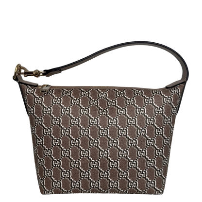 Gucci GG Shadow Super Mini Shoulder Bag Canvas Beige Braun Gold Gucci