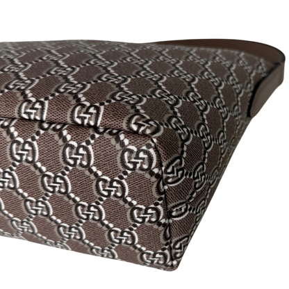 Gucci GG Shadow Super Mini Shoulder Bag Canvas Beige Braun Gold Gucci
