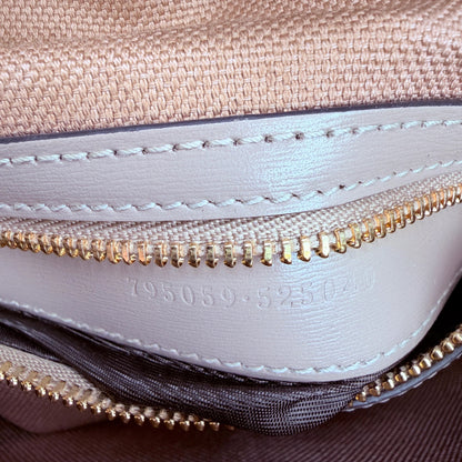 Gucci GG Shadow Super Mini Shoulder Bag Canvas Beige Braun Gold Gucci