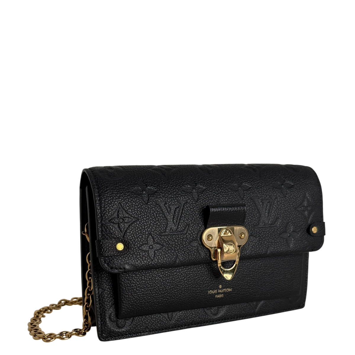 Louis Vuitton Vavin Chain Wallet Monogram Empreinte Schwarz Gold Louis Vuitton