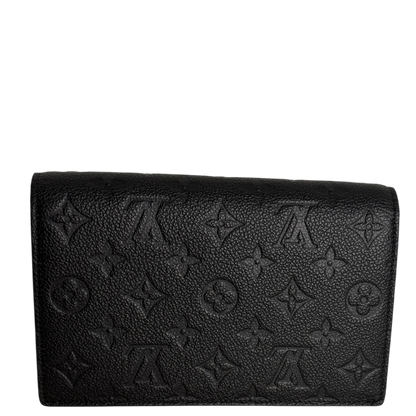 Louis Vuitton Vavin Chain Wallet Monogram Empreinte Schwarz Gold Louis Vuitton
