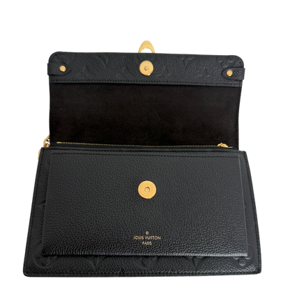 Louis Vuitton Vavin Chain Wallet Monogram Empreinte Schwarz Gold Louis Vuitton