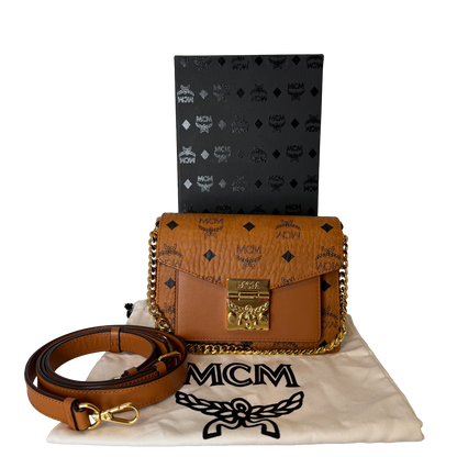 MCM Patricia Crossbody-Tasche in Visetos / neuwertig MCM