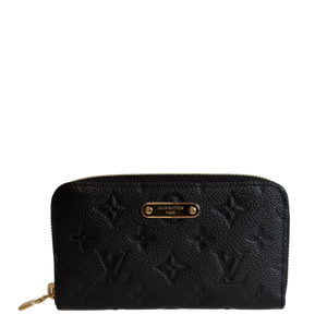 Louis Vuitton Margot Wallet Monogram Empreinte Schwarz Gold Geldbörse