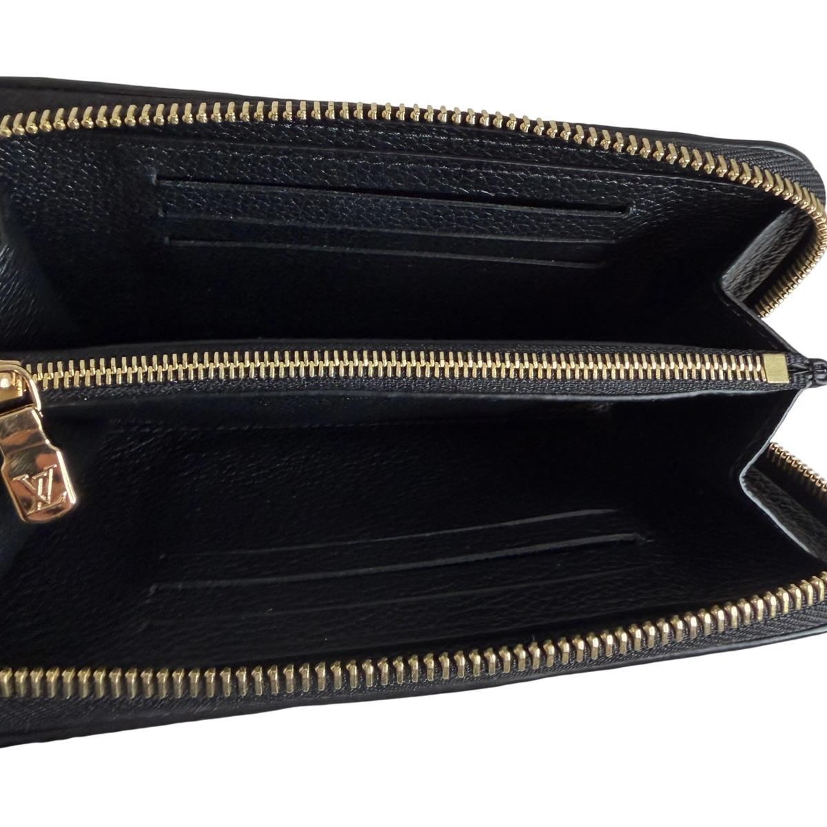 Louis Vuitton Margot Wallet Monogram Empreinte Schwarz Gold Geldbörse Louis Vuitton