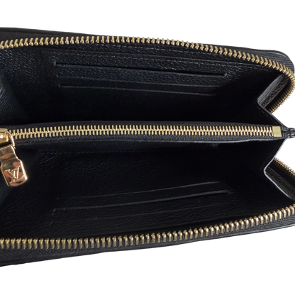 Louis Vuitton Margot Wallet Monogram Empreinte Schwarz Gold Geldbörse Louis Vuitton