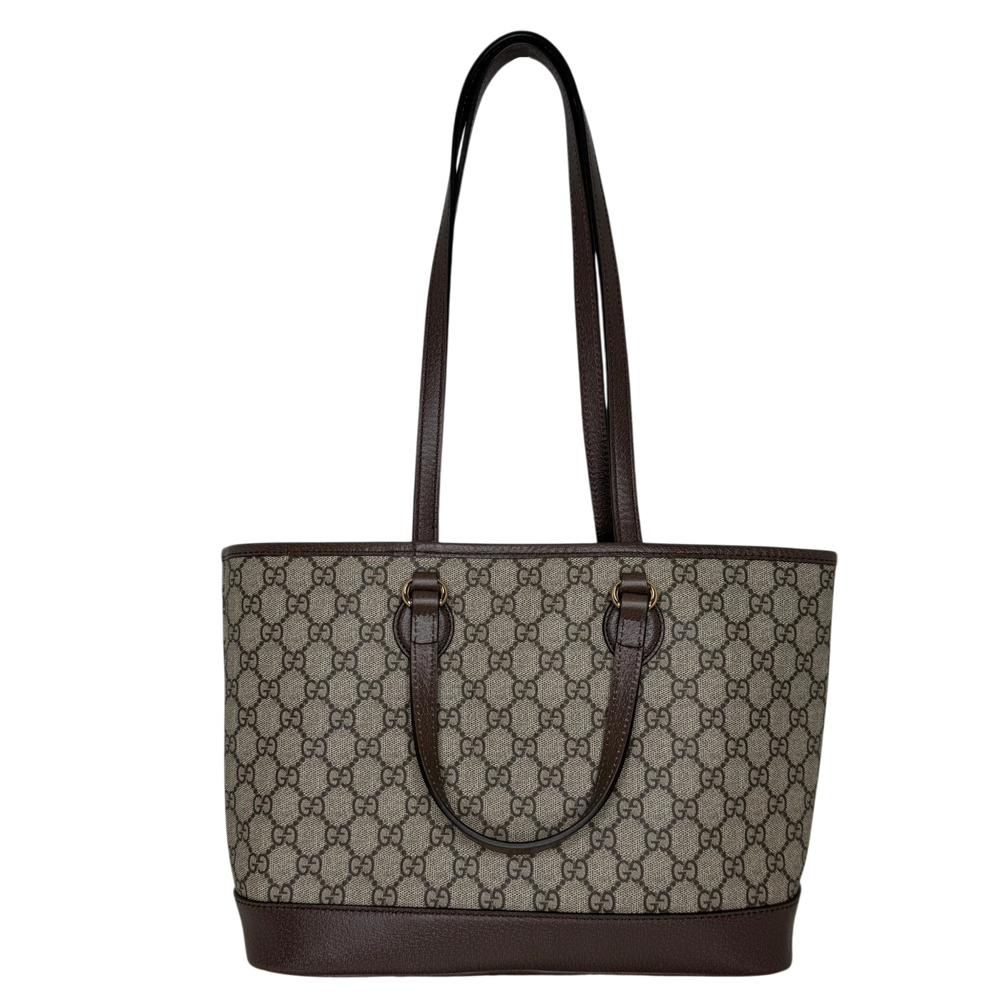 Gucci Ophidia GG Supreme Small Shopper beige / braun / neuwertig Gucci