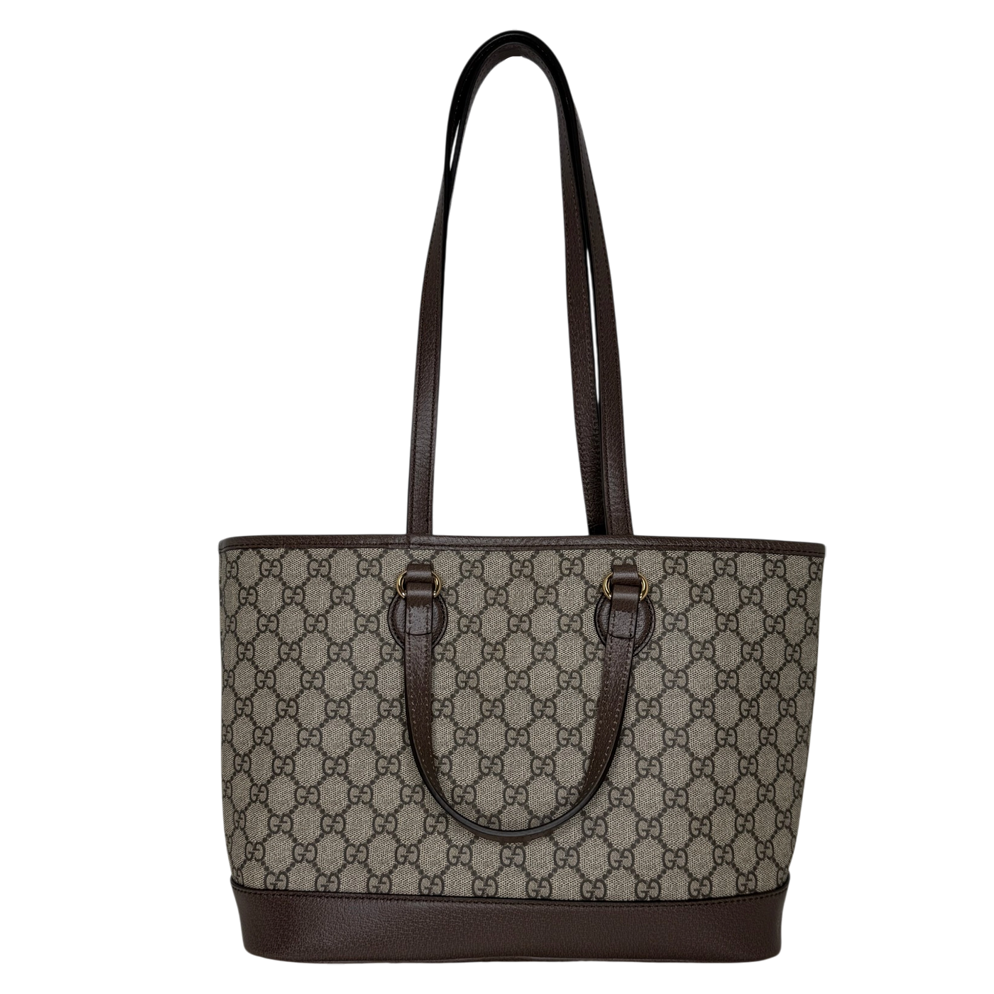 Gucci Ophidia GG Supreme Small Shopper beige / braun / neuwertig Gucci