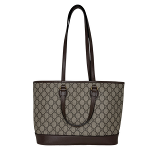 Gucci Ophidia GG Supreme Small Shopper beige / braun / neuwertig