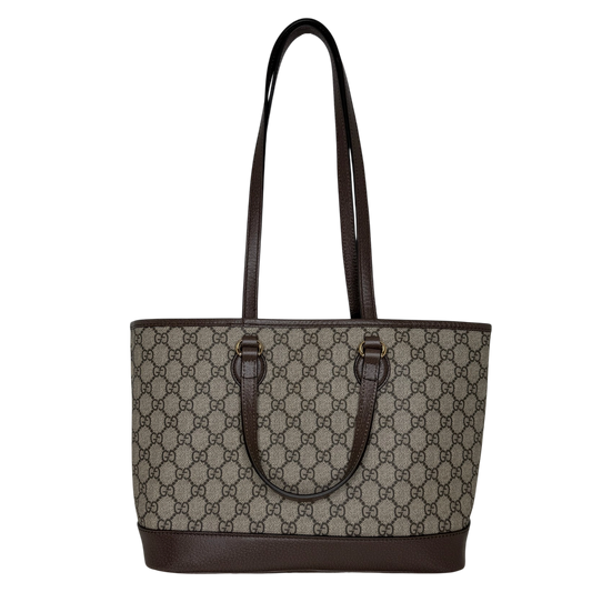 Gucci Ophidia GG Supreme Small Shopper beige / braun / neuwertig Gucci