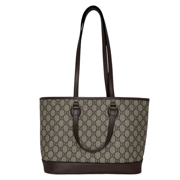 Gucci Ophidia GG Supreme Small Shopper beige / braun / neuwertig Gucci