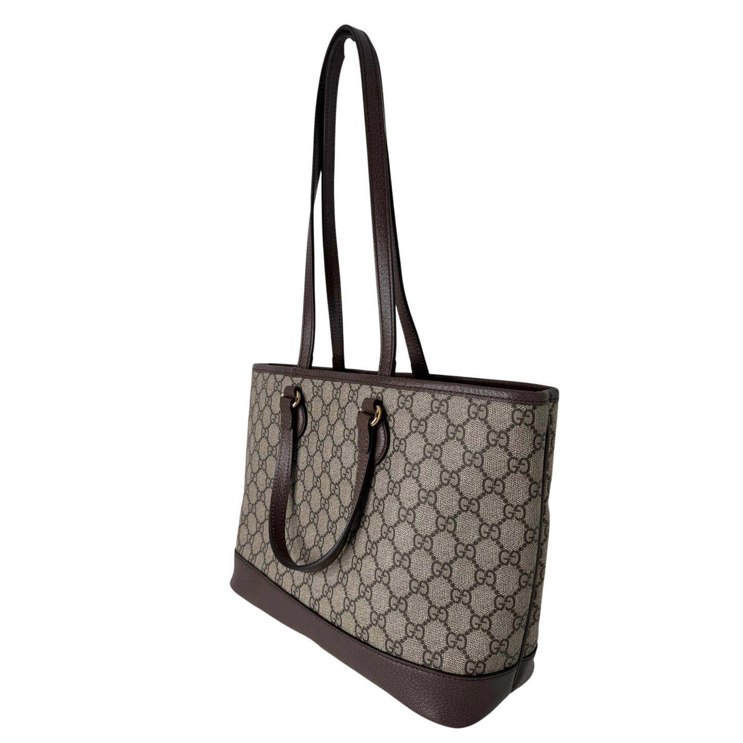 Gucci Ophidia GG Supreme Small Shopper beige / braun / neuwertig Gucci