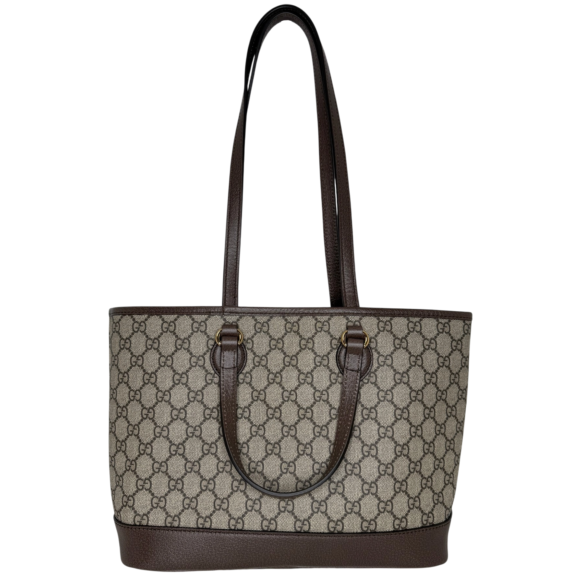 Gucci Ophidia GG Supreme Small Shopper beige / braun / neuwertig Gucci