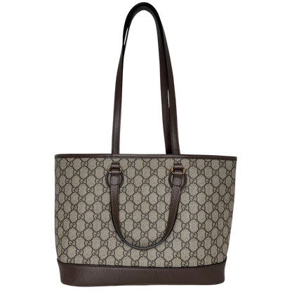 Gucci Ophidia GG Supreme Small Shopper beige / braun / neuwertig Gucci