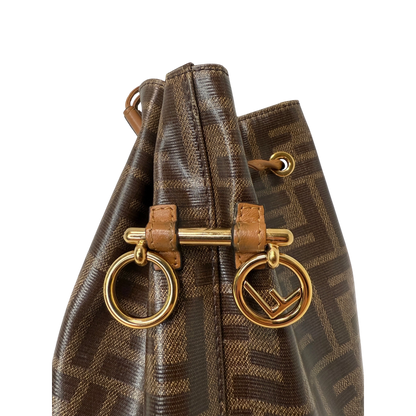Fendi Mon Tresor Drawstring Bucket Bag braun / gut Fendi