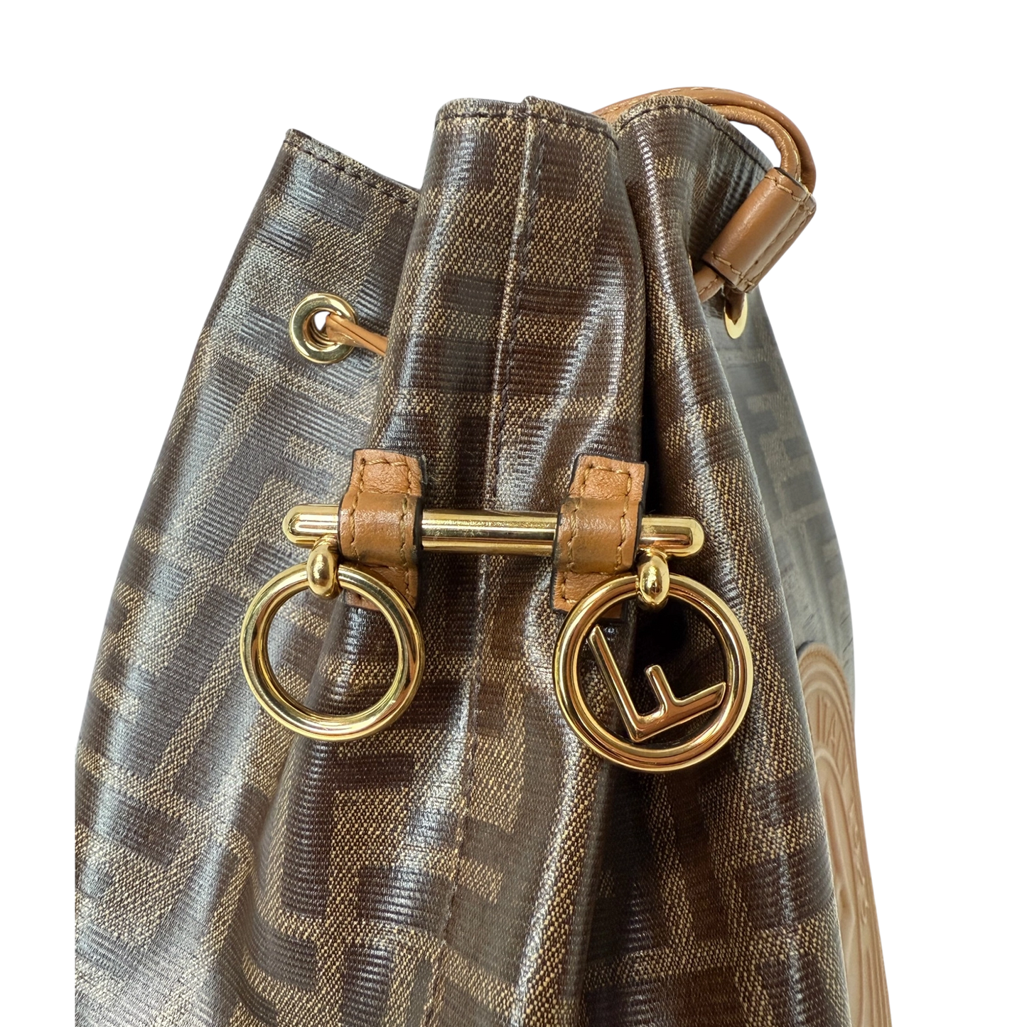 Fendi Mon Tresor Drawstring Bucket Bag braun / gut Fendi