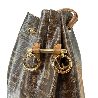 Fendi Mon Tresor Drawstring Bucket Bag braun / gut Fendi