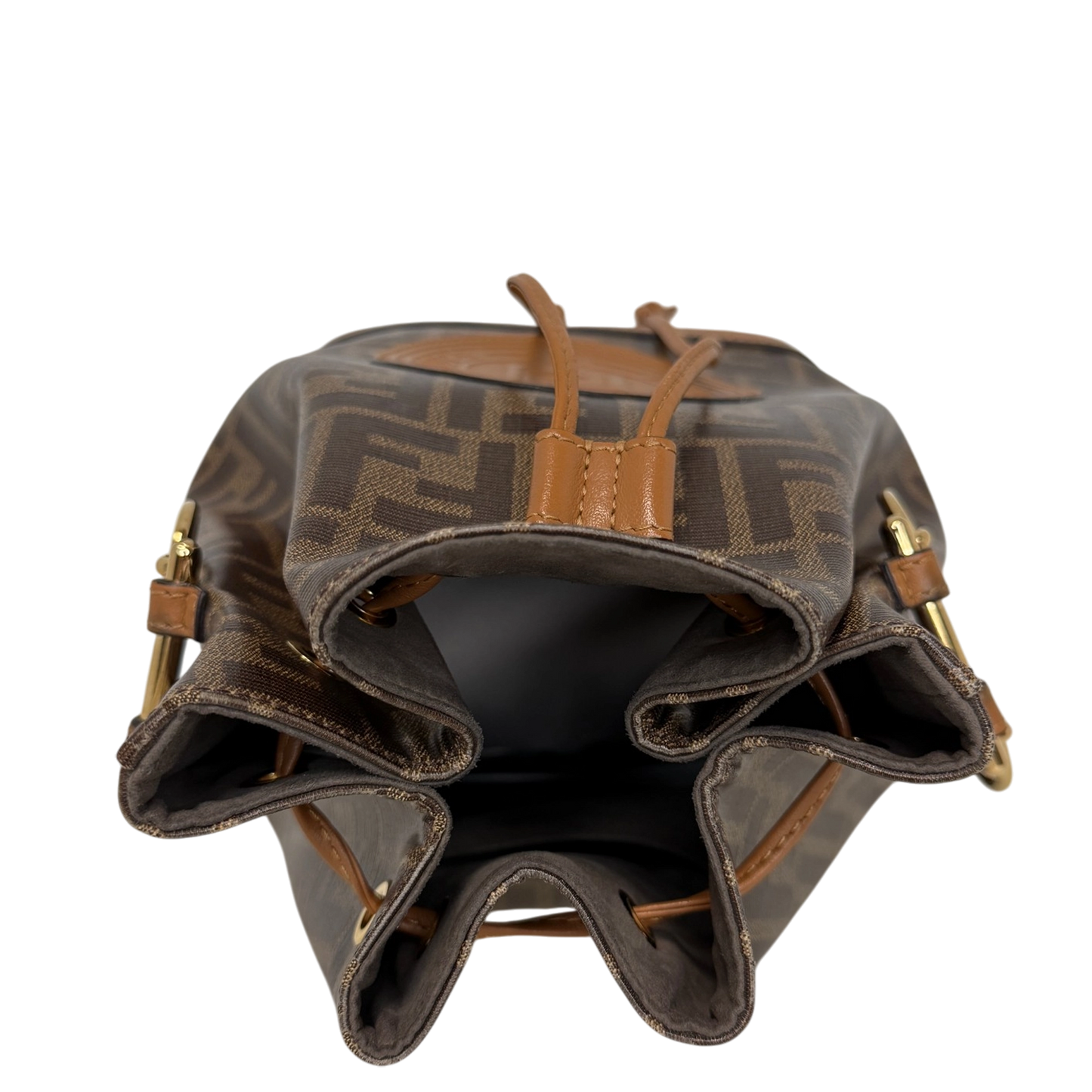 Fendi Mon Tresor Drawstring Bucket Bag braun / gut Fendi