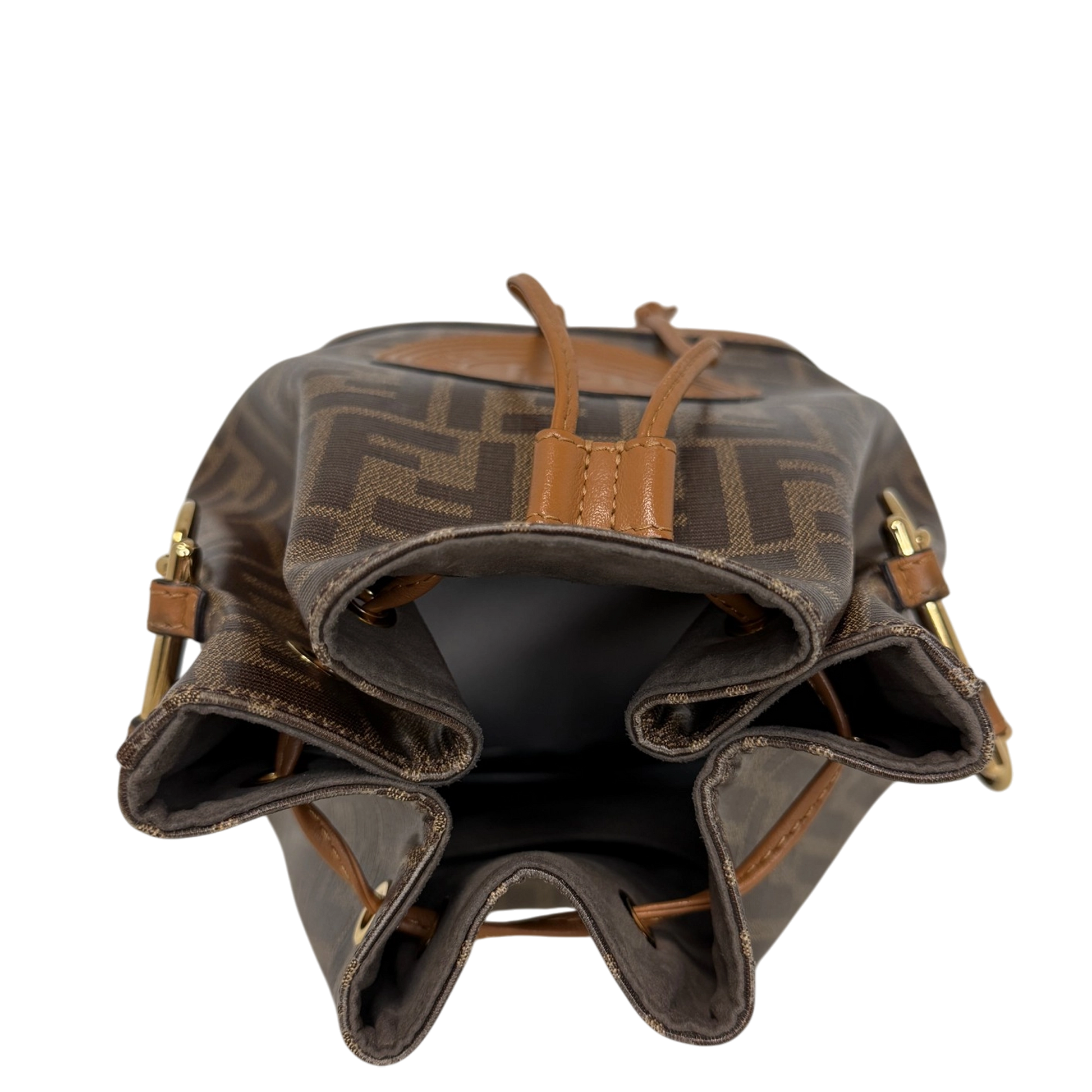 Fendi Mon Tresor Drawstring Bucket Bag braun / gut Fendi