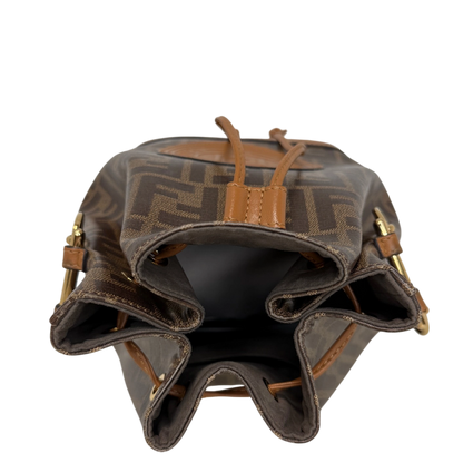 Fendi Mon Tresor Drawstring Bucket Bag braun / gut Fendi