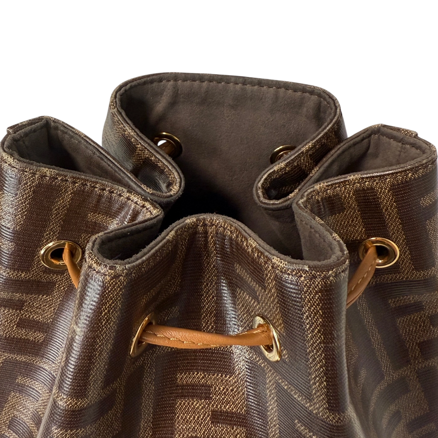 Fendi Mon Tresor Drawstring Bucket Bag braun / gut Fendi