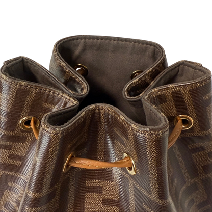 Fendi Mon Tresor Drawstring Bucket Bag braun / gut Fendi