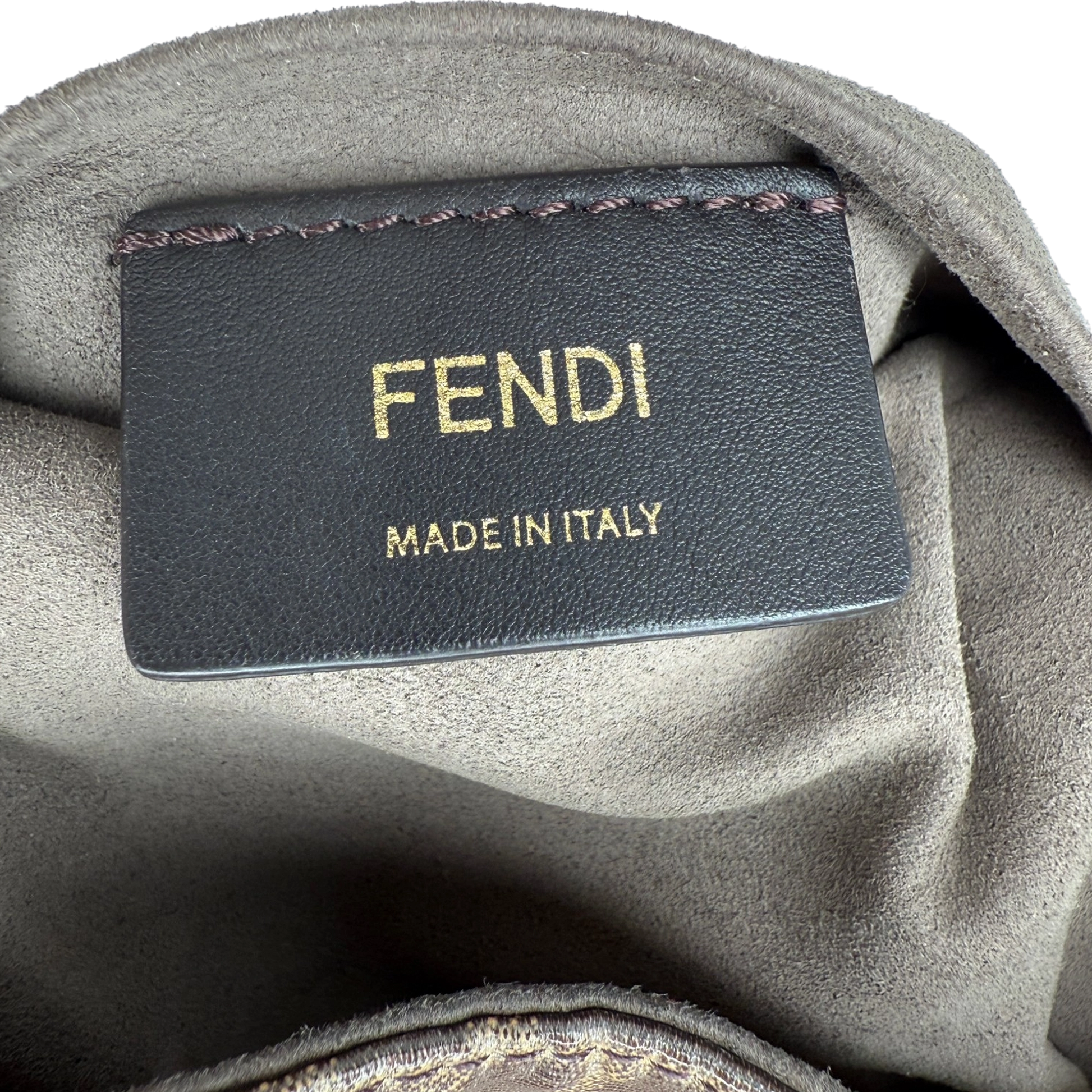 Fendi Mon Tresor Drawstring Bucket Bag braun / gut Fendi