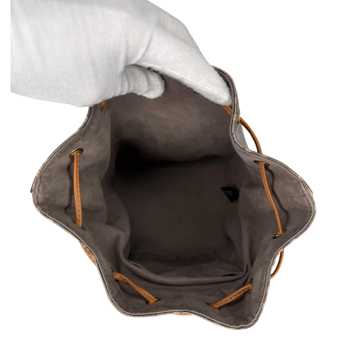 Fendi Mon Tresor Drawstring Bucket Bag braun / gut Fendi